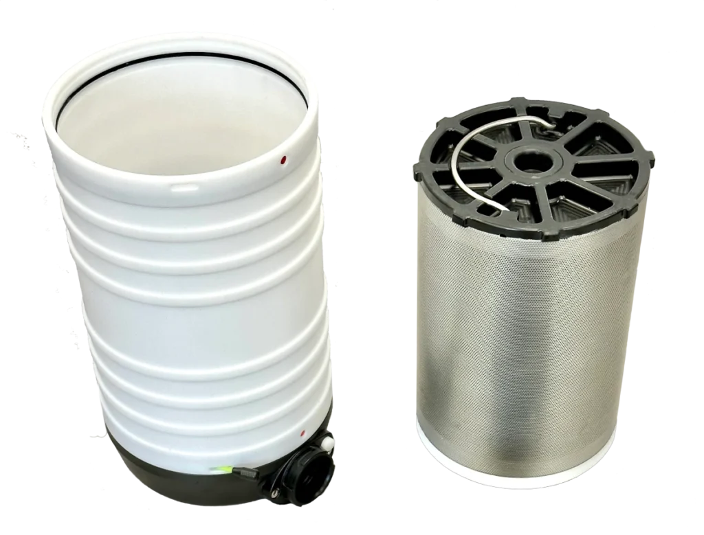 FXCCR CO2 Scrubber and scrubber housing